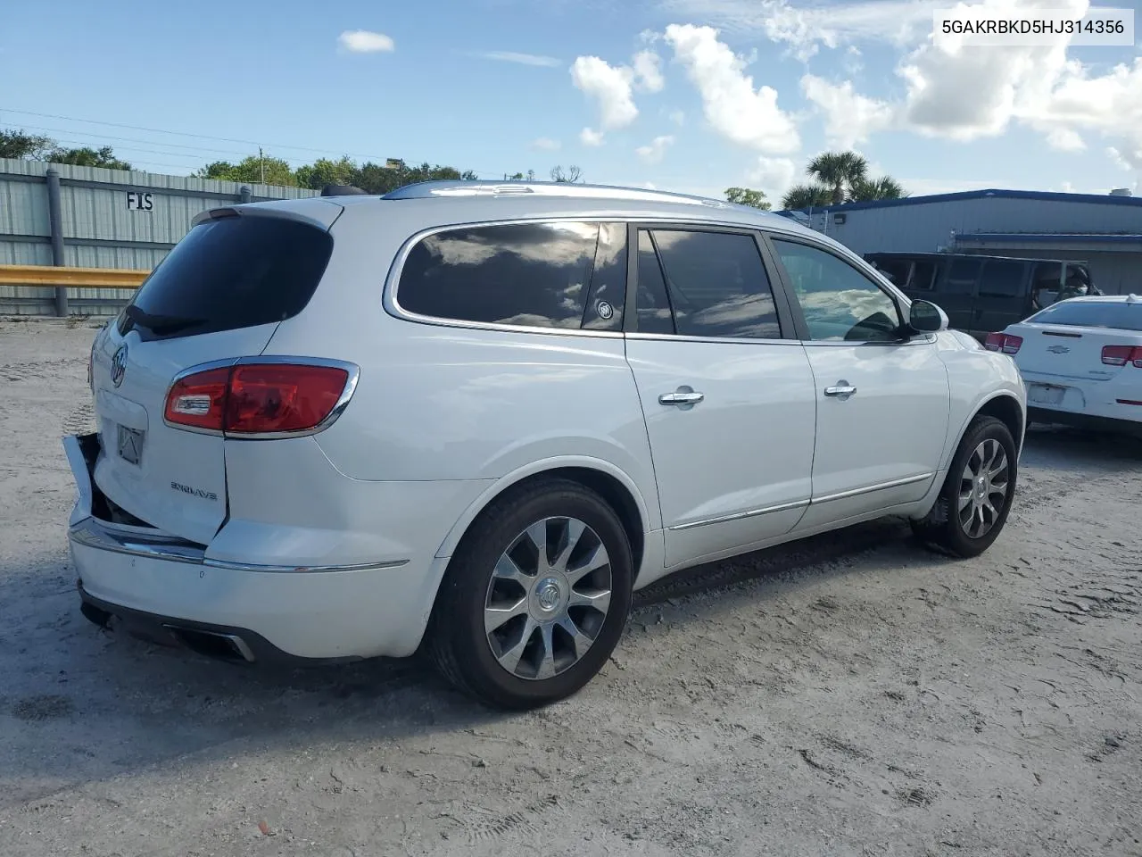 2017 Buick Enclave VIN: 5GAKRBKD5HJ314356 Lot: 75331404