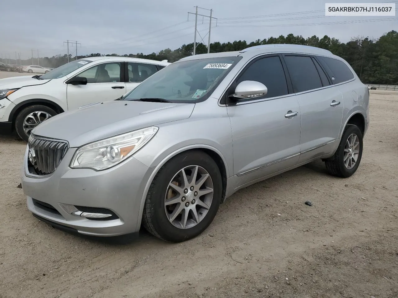 2017 Buick Enclave VIN: 5GAKRBKD7HJ116037 Lot: 75893684