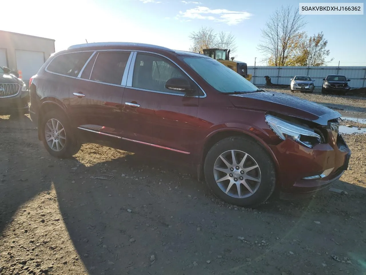 2017 Buick Enclave VIN: 5GAKVBKDXHJ166362 Lot: 76039454