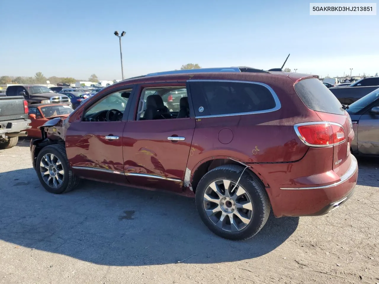 2017 Buick Enclave VIN: 5GAKRBKD3HJ213851 Lot: 76085284