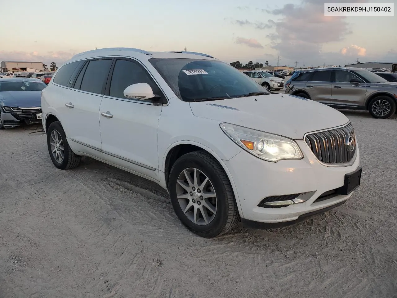 2017 Buick Enclave VIN: 5GAKRBKD9HJ150402 Lot: 76736214