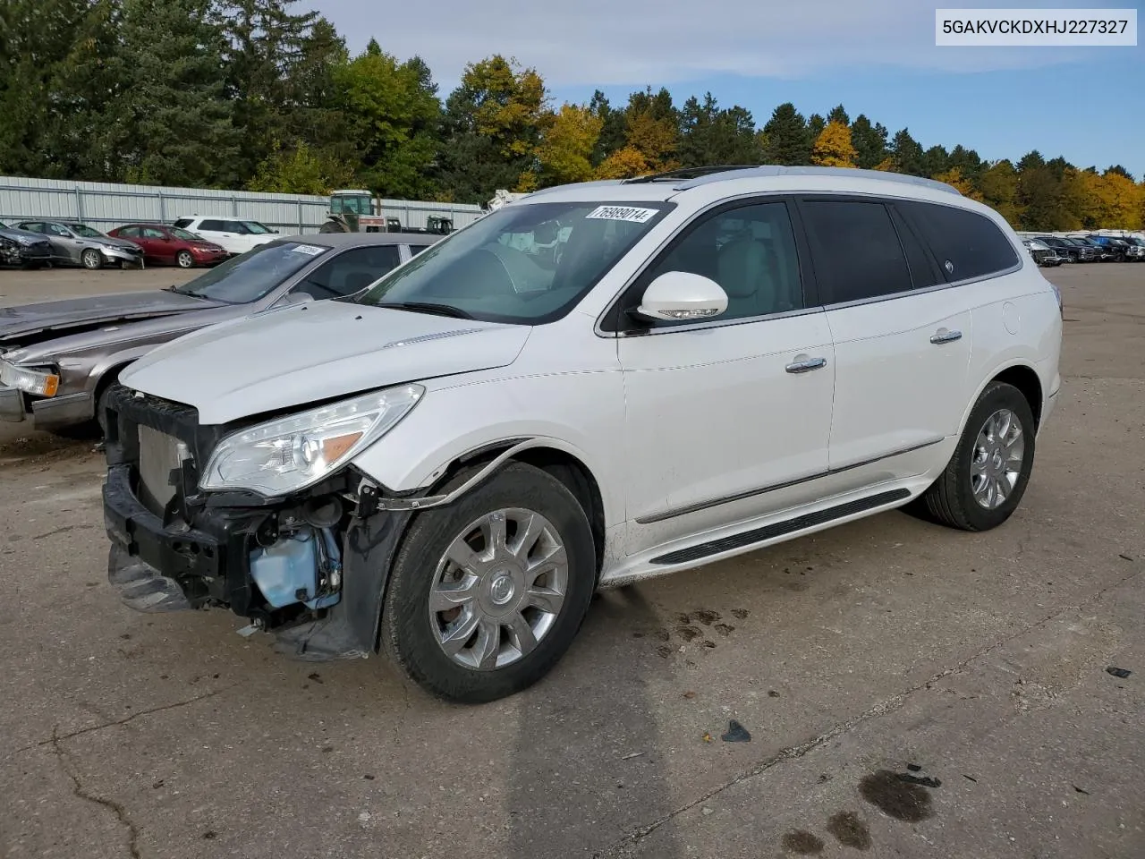 2017 Buick Enclave VIN: 5GAKVCKDXHJ227327 Lot: 76989014