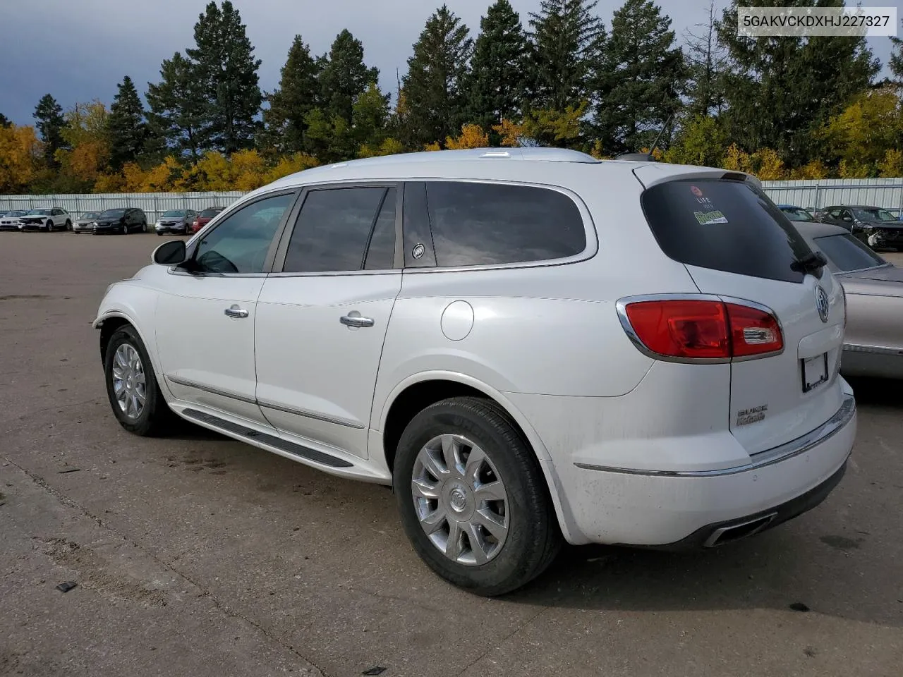 2017 Buick Enclave VIN: 5GAKVCKDXHJ227327 Lot: 76989014