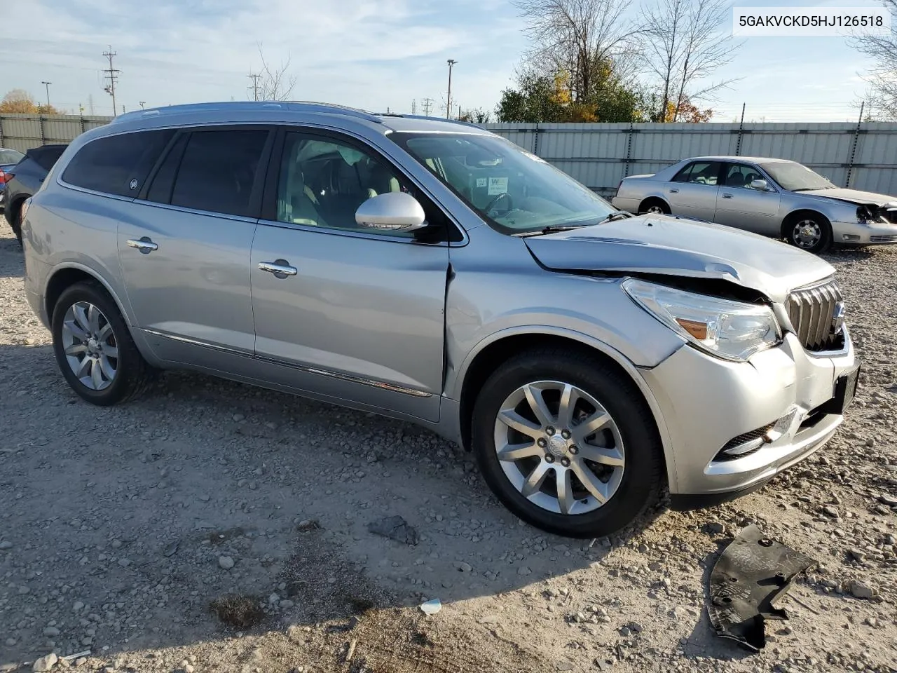 2017 Buick Enclave VIN: 5GAKVCKD5HJ126518 Lot: 77182544