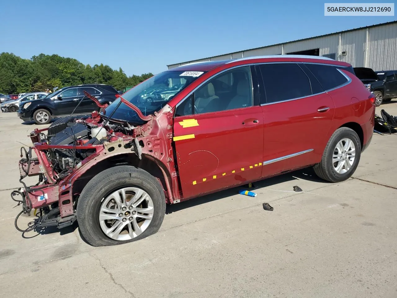 2018 Buick Enclave Premium VIN: 5GAERCKW8JJ212690 Lot: 70616594