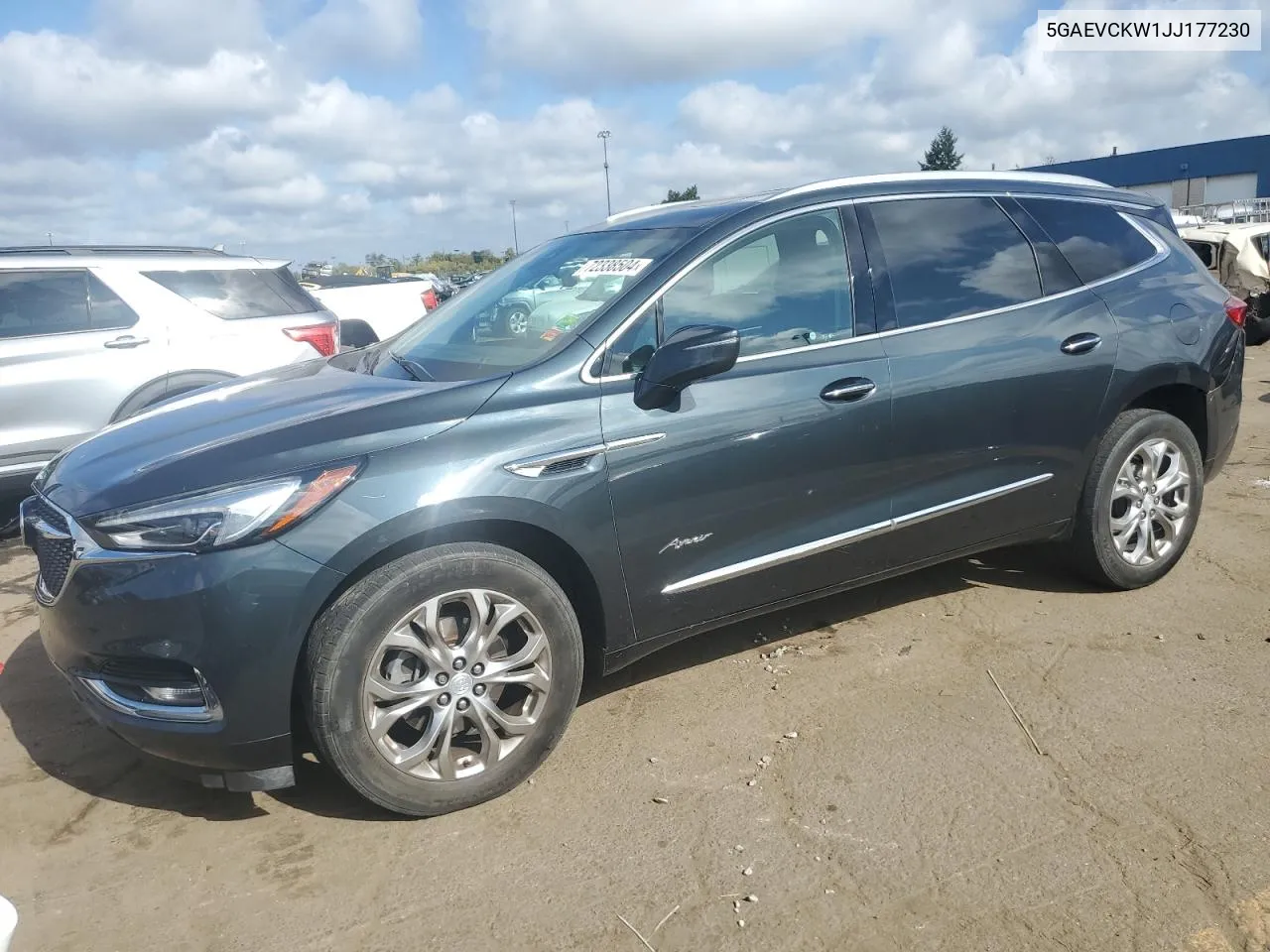 2018 Buick Enclave Avenir VIN: 5GAEVCKW1JJ177230 Lot: 72338504