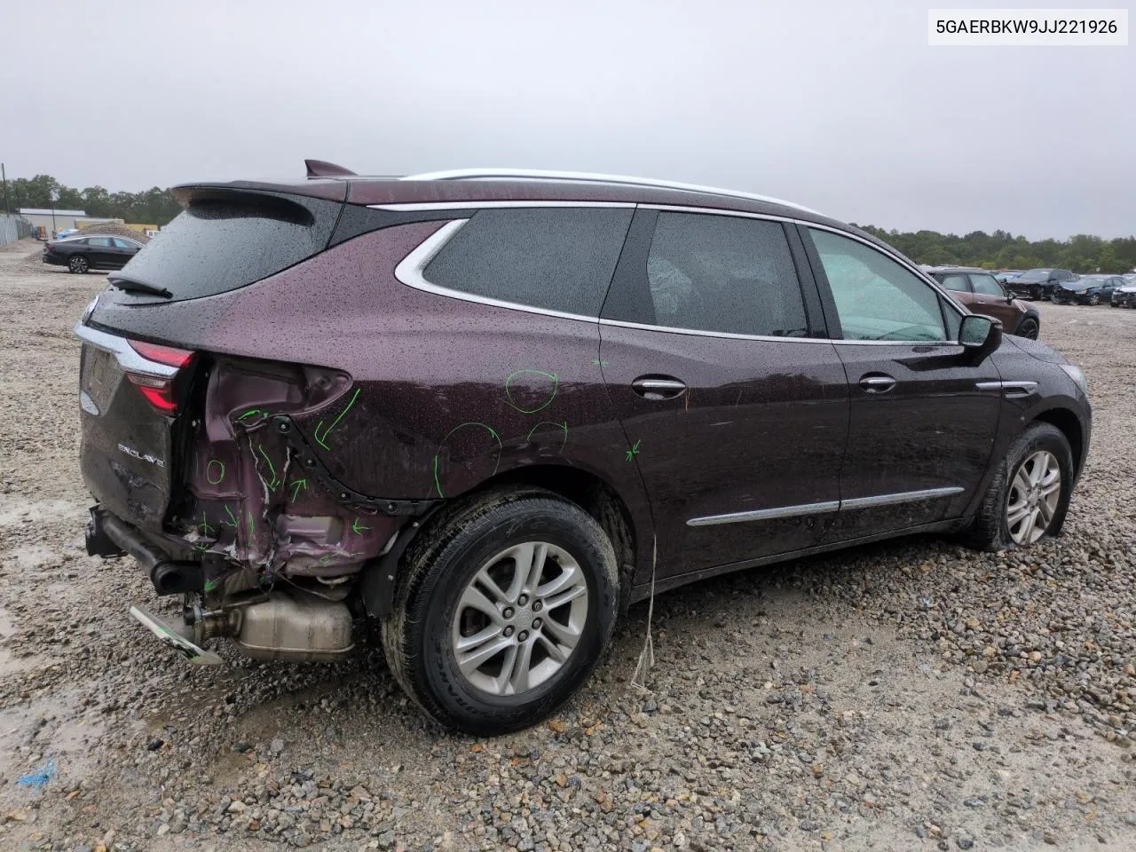 2018 Buick Enclave Essence VIN: 5GAERBKW9JJ221926 Lot: 73335174