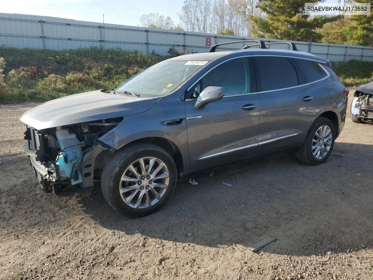 2018 Buick Enclave Premium VIN: 5GAEVBKW4JJ173652 Lot: 75508074