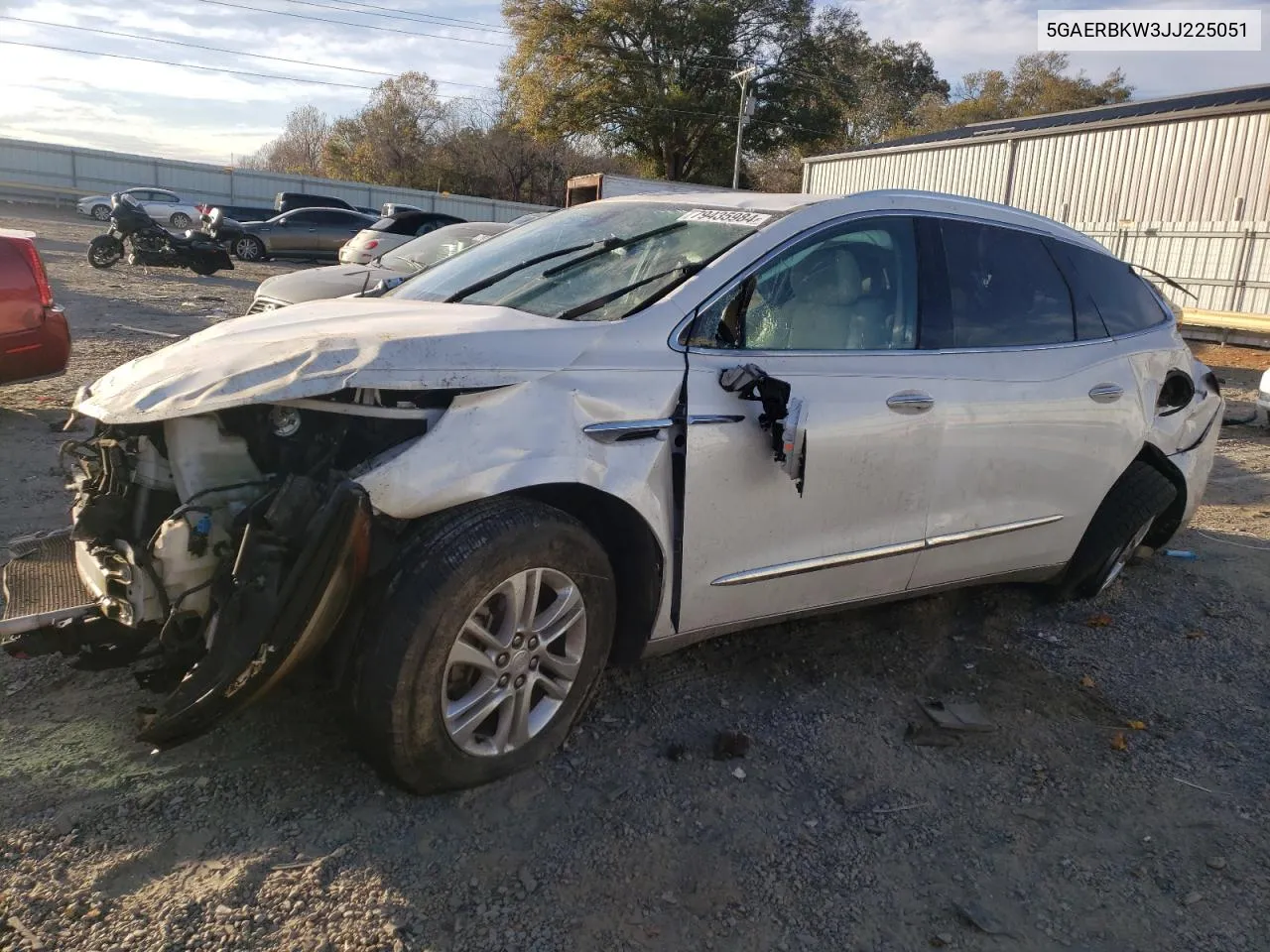 2018 Buick Enclave Essence VIN: 5GAERBKW3JJ225051 Lot: 79435984