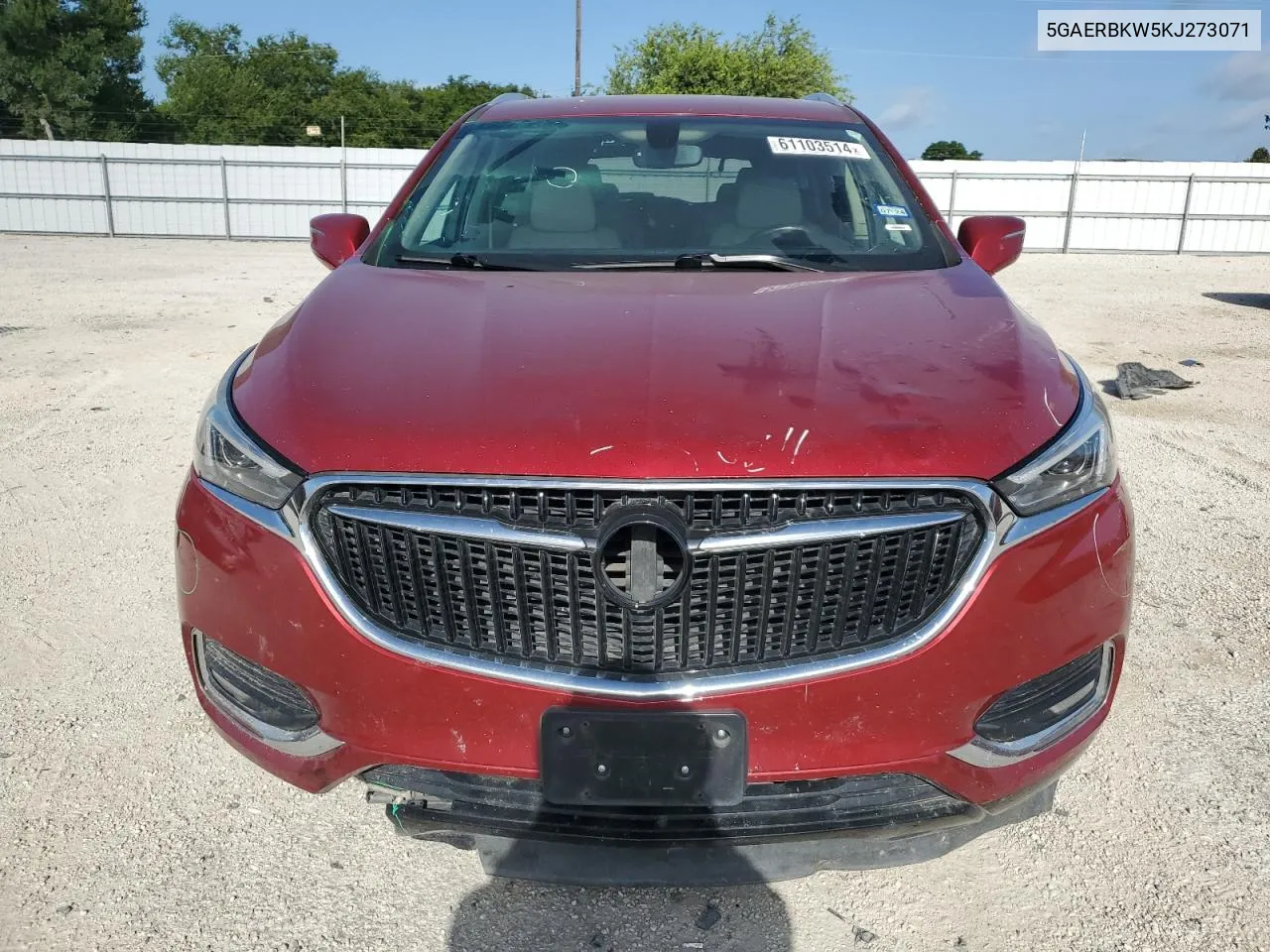 2019 Buick Enclave Essence VIN: 5GAERBKW5KJ273071 Lot: 61103514