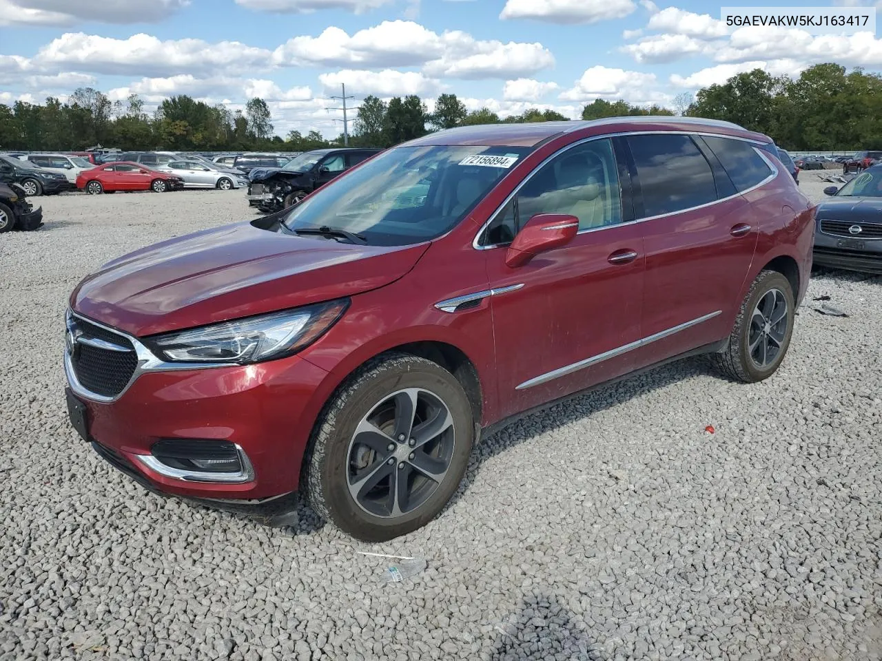 2019 Buick Enclave Essence VIN: 5GAEVAKW5KJ163417 Lot: 72156894