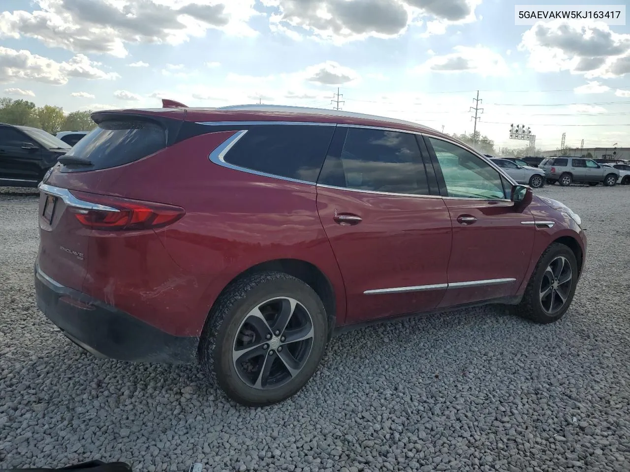 2019 Buick Enclave Essence VIN: 5GAEVAKW5KJ163417 Lot: 72156894