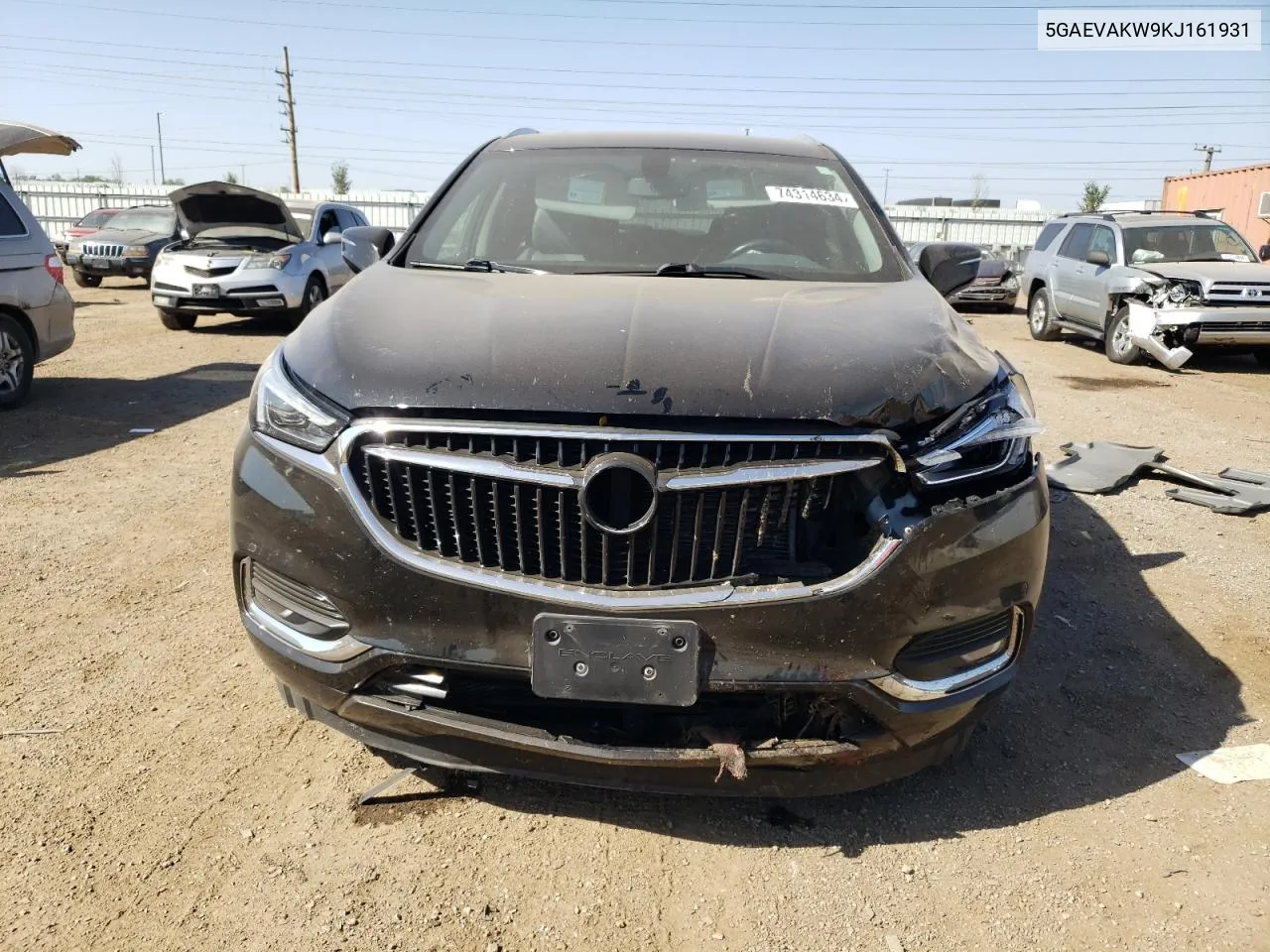 2019 Buick Enclave Essence VIN: 5GAEVAKW9KJ161931 Lot: 74314634