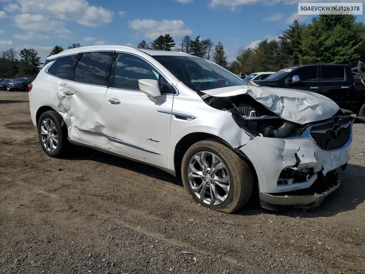 2019 Buick Enclave Avenir VIN: 5GAEVCKW7KJ126378 Lot: 74439604