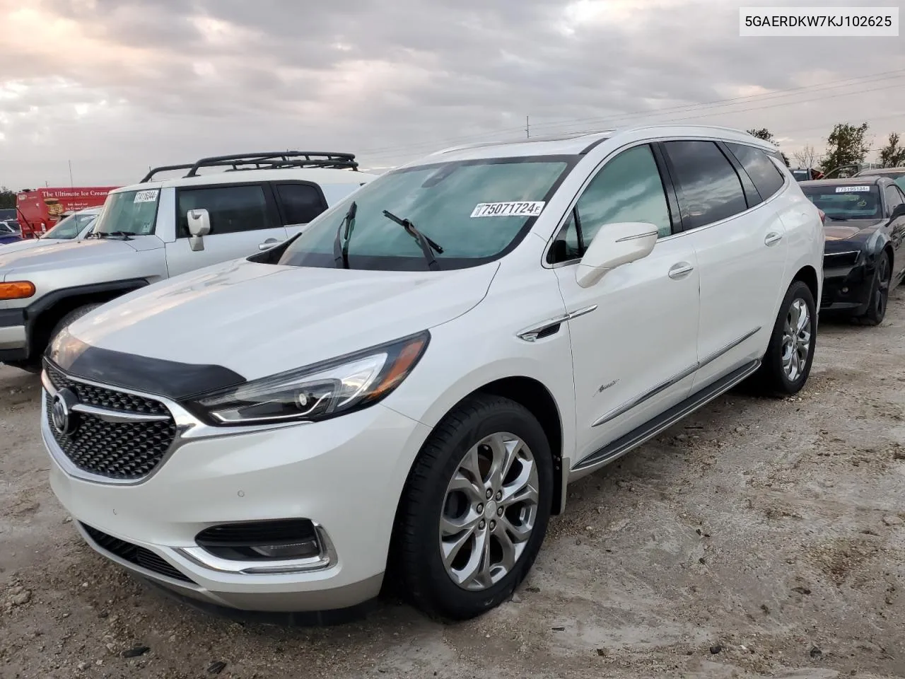 2019 Buick Enclave Avenir VIN: 5GAERDKW7KJ102625 Lot: 75071724