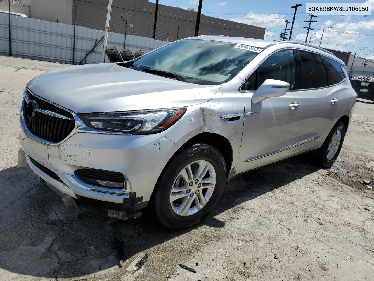 2020 Buick Enclave Essence VIN: 5GAERBKW8LJ106950 Lot: 52755344