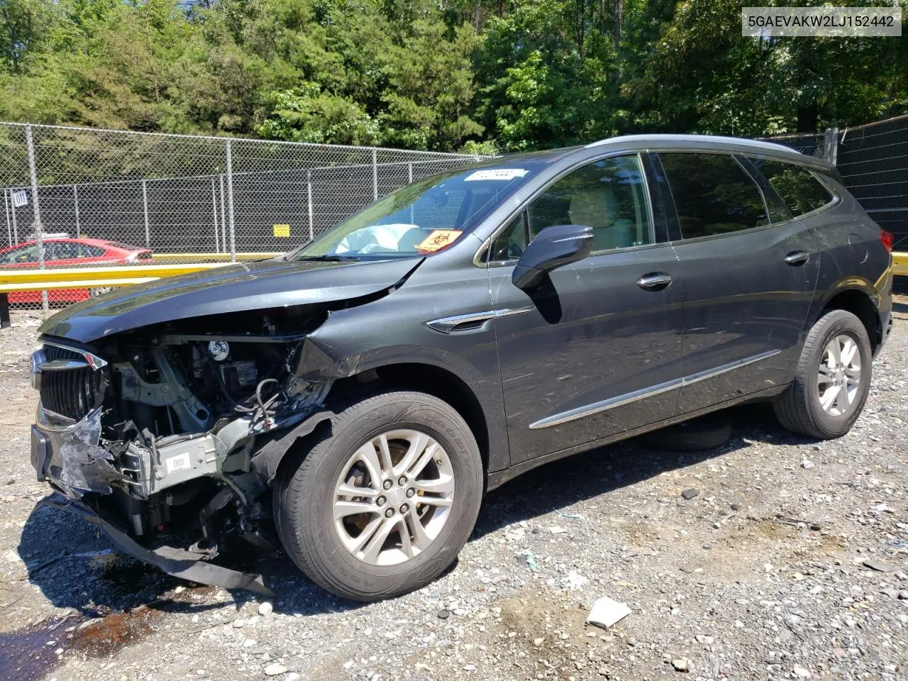 2020 Buick Enclave Essence VIN: 5GAEVAKW2LJ152442 Lot: 61221444