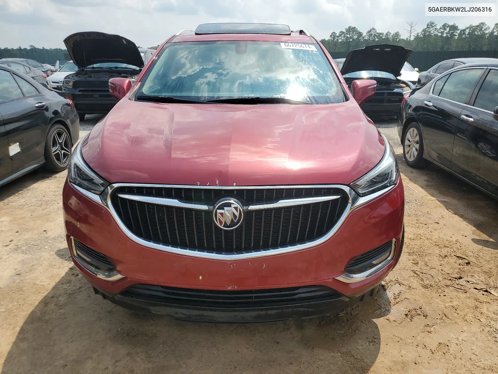 2020 Buick Enclave Essence VIN: 5GAERBKW2LJ206316 Lot: 66725674