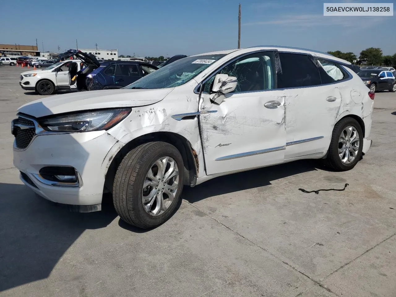 2020 Buick Enclave Avenir VIN: 5GAEVCKW0LJ138258 Lot: 67889434