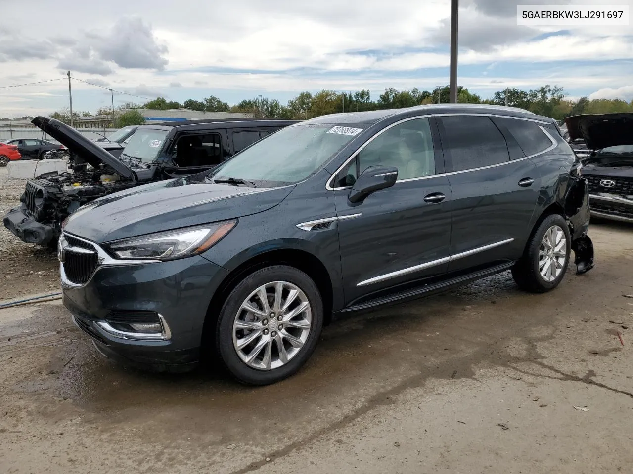 2020 Buick Enclave Essence VIN: 5GAERBKW3LJ291697 Lot: 72760974