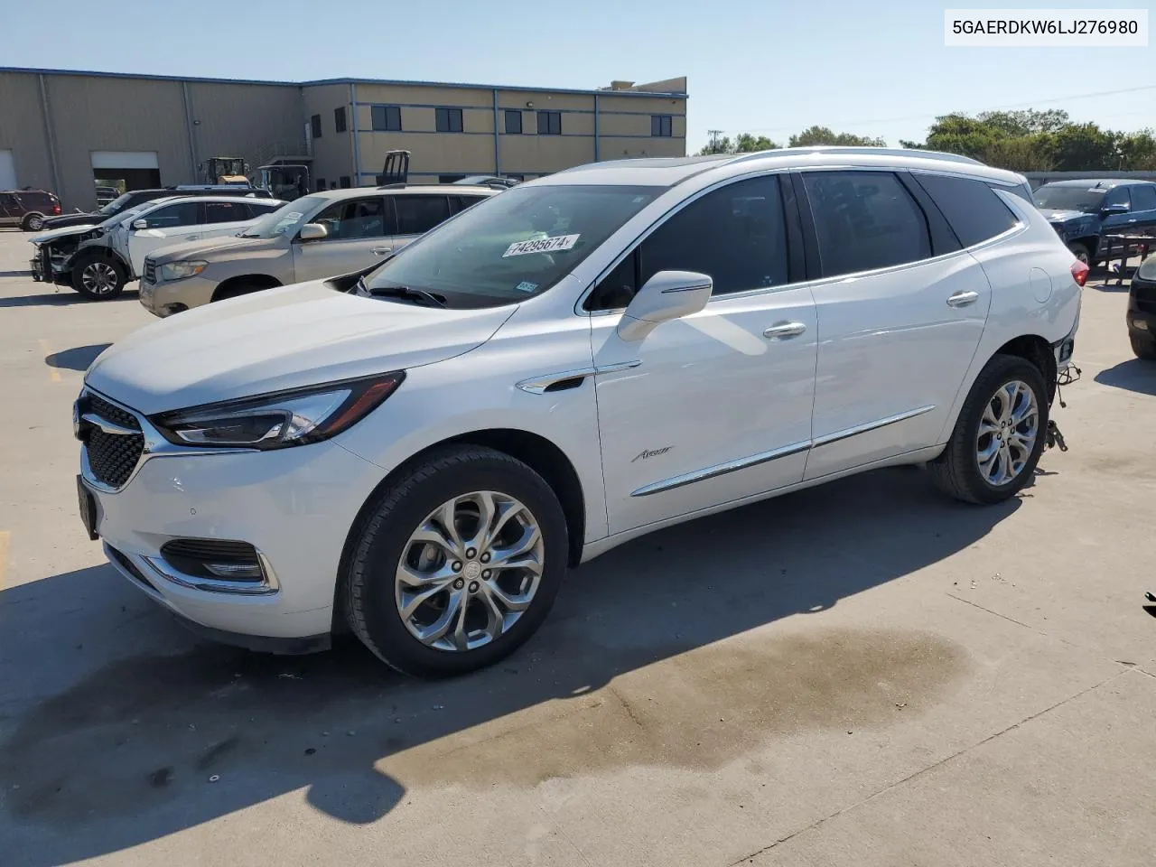 2020 Buick Enclave Avenir VIN: 5GAERDKW6LJ276980 Lot: 74295674