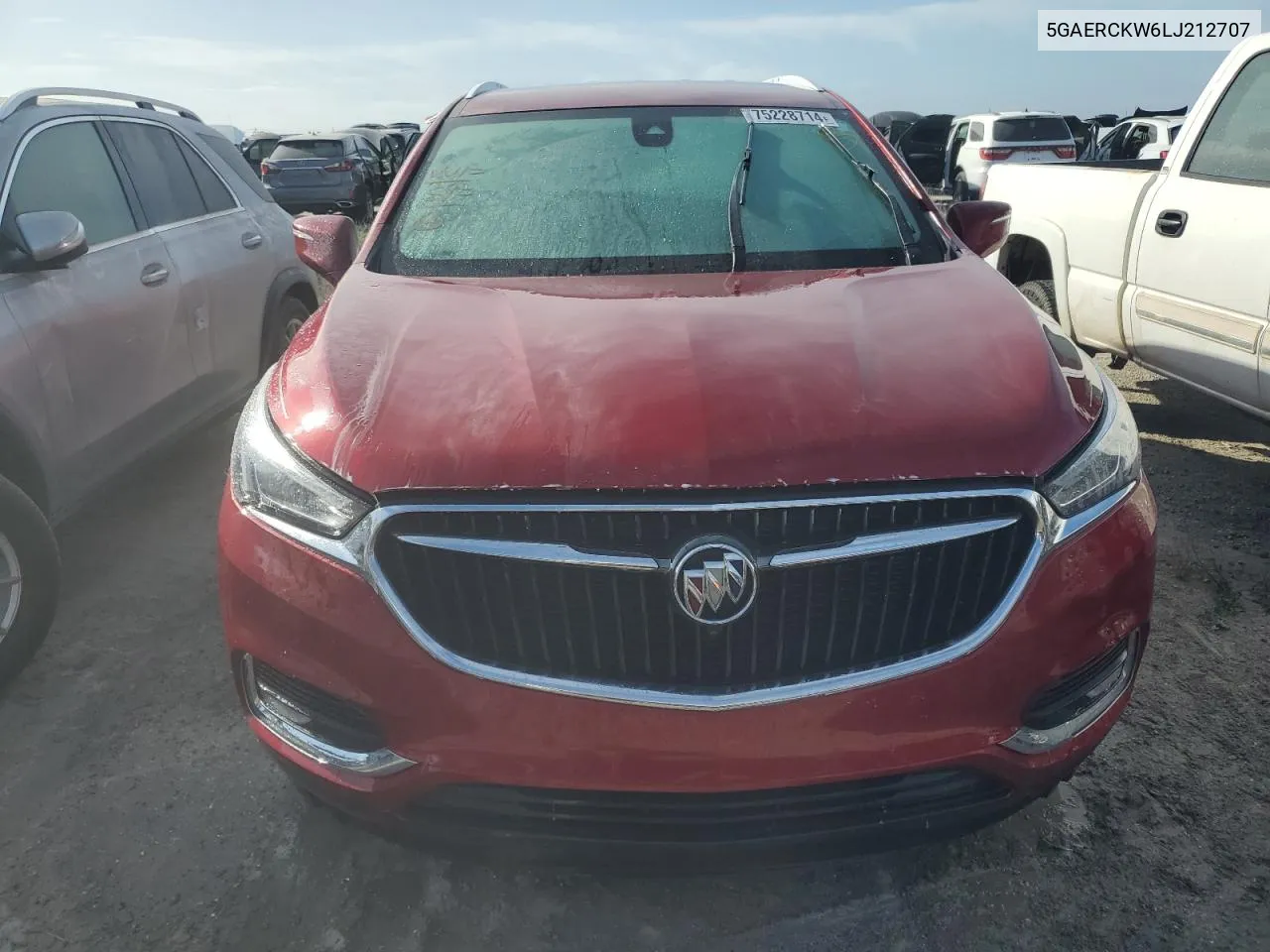 2020 Buick Enclave Premium VIN: 5GAERCKW6LJ212707 Lot: 75228714