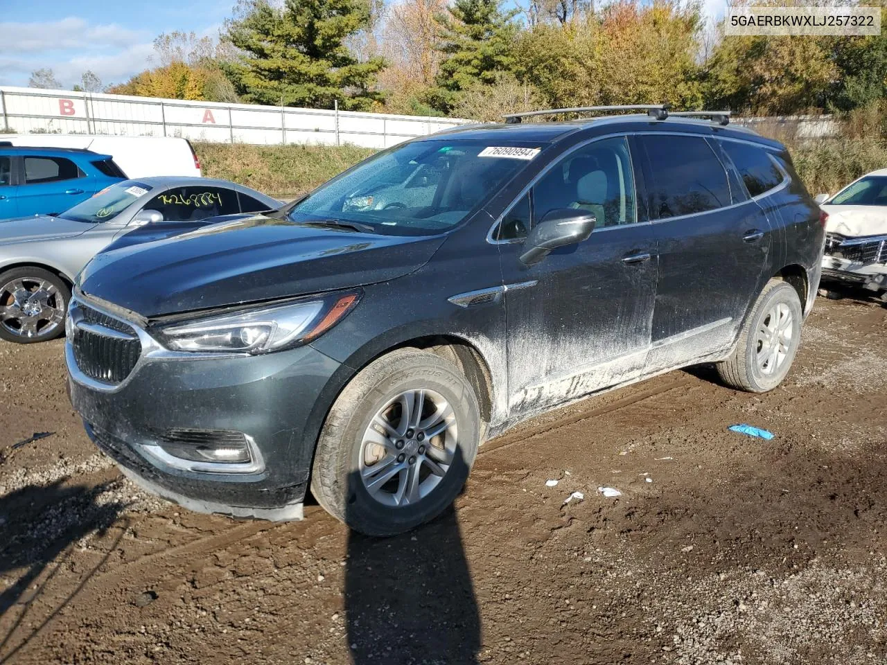 2020 Buick Enclave Essence VIN: 5GAERBKWXLJ257322 Lot: 76090994