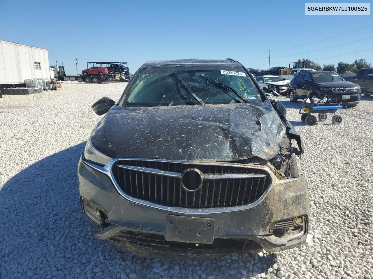 2020 Buick Enclave Essence VIN: 5GAERBKW7LJ100525 Lot: 80386224