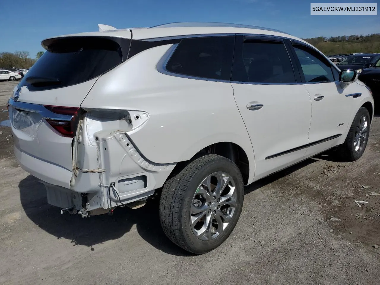 2021 Buick Enclave Avenir VIN: 5GAEVCKW7MJ231912 Lot: 47858124