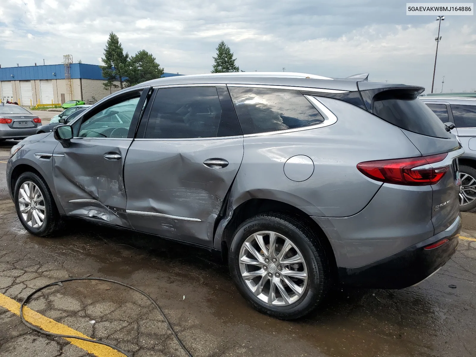 2021 Buick Enclave Essence VIN: 5GAEVAKW8MJ164886 Lot: 61733674