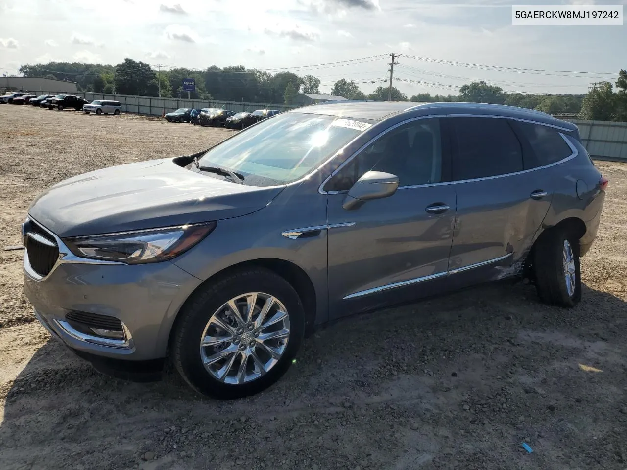 2021 Buick Enclave Premium VIN: 5GAERCKW8MJ197242 Lot: 63852094