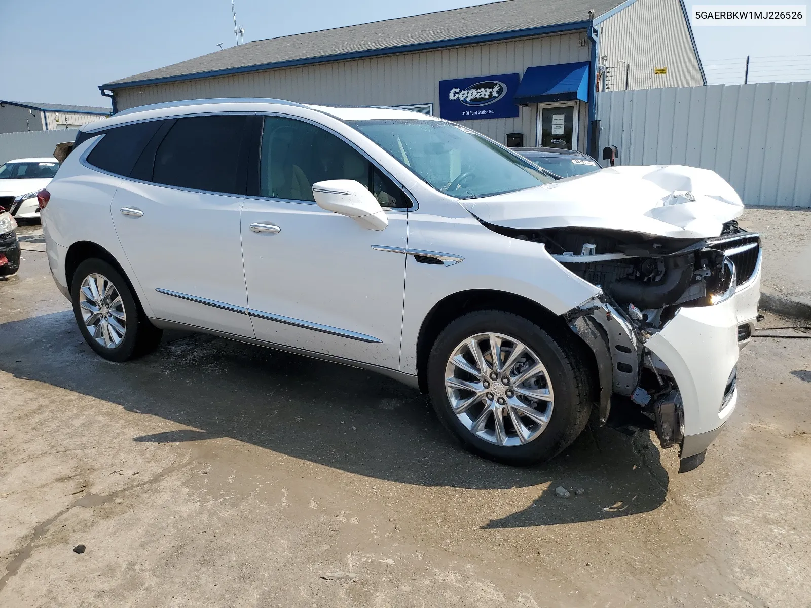 2021 Buick Enclave Essence VIN: 5GAERBKW1MJ226526 Lot: 65351014