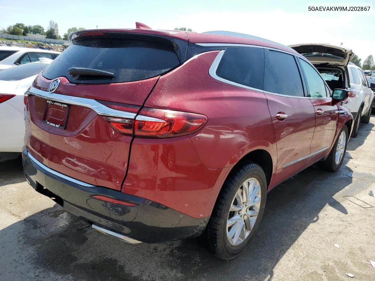 2021 Buick Enclave Essence VIN: 5GAEVAKW9MJ202867 Lot: 68649834