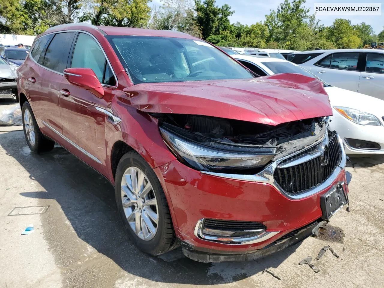 2021 Buick Enclave Essence VIN: 5GAEVAKW9MJ202867 Lot: 68649834