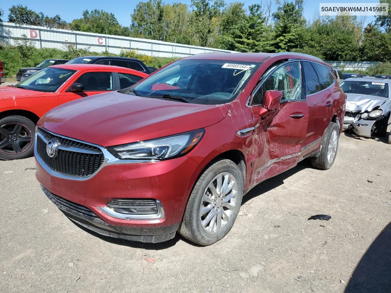 2021 Buick Enclave Premium VIN: 5GAEVBKW6MJ145985 Lot: 68969154