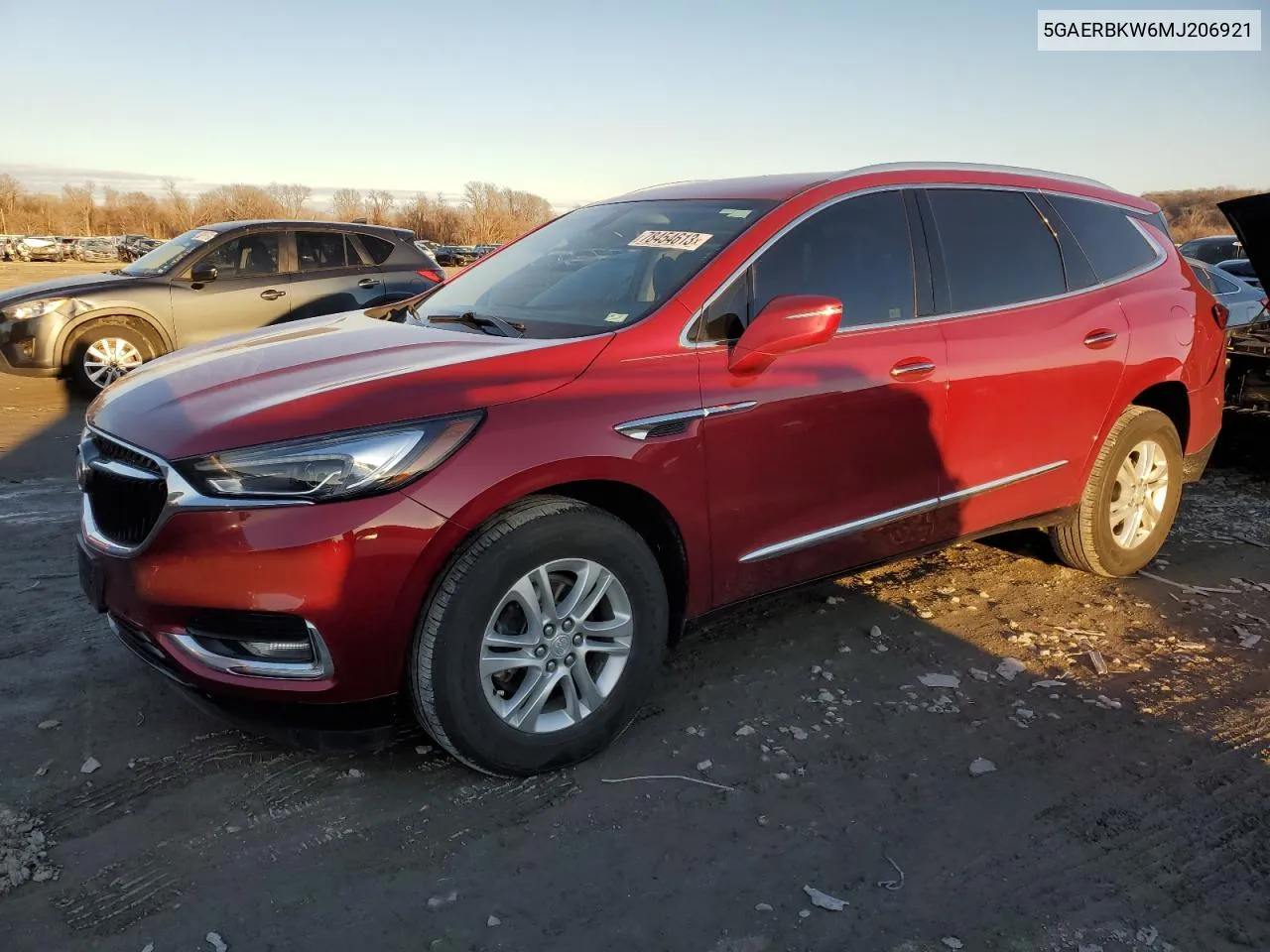 2021 Buick Enclave Essence VIN: 5GAERBKW6MJ206921 Lot: 71401654