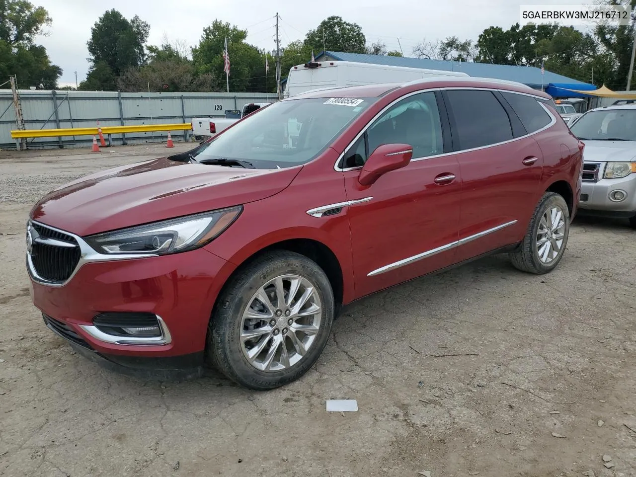 2021 Buick Enclave Essence VIN: 5GAERBKW3MJ216712 Lot: 73030554