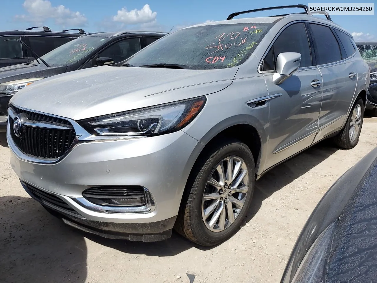 2021 Buick Enclave Premium VIN: 5GAERCKW0MJ254260 Lot: 74555964