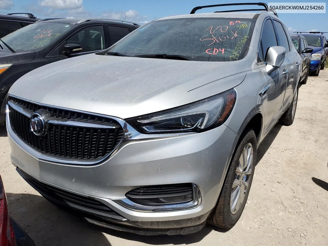 2021 Buick Enclave Premium VIN: 5GAERCKW0MJ254260 Lot: 74555964