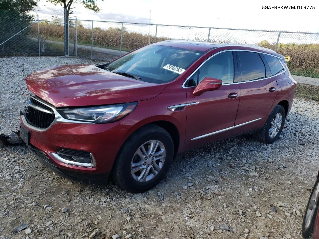 2021 Buick Enclave Essence VIN: 5GAERBKW7MJ109775 Lot: 76289254