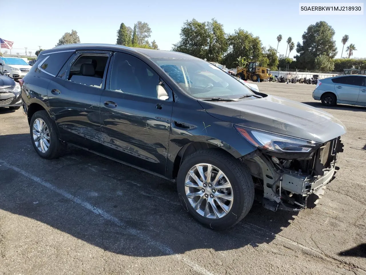 2021 Buick Enclave Essence VIN: 5GAERBKW1MJ218930 Lot: 76410394