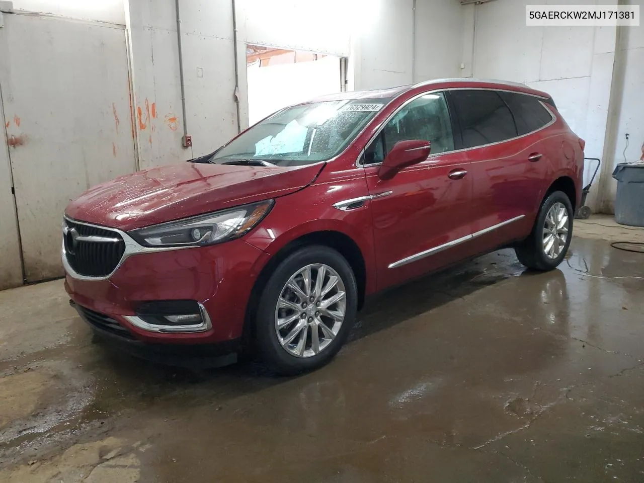 2021 Buick Enclave Premium VIN: 5GAERCKW2MJ171381 Lot: 76529924