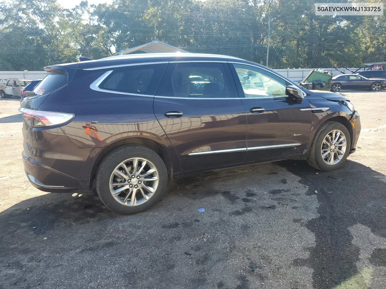 2022 Buick Enclave Avenir VIN: 5GAEVCKW9NJ133725 Lot: 74346444