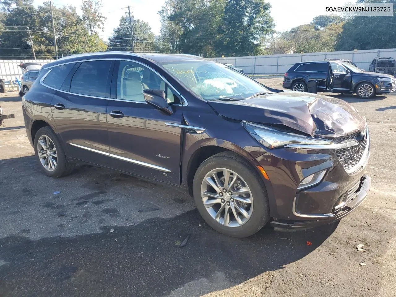 2022 Buick Enclave Avenir VIN: 5GAEVCKW9NJ133725 Lot: 74346444