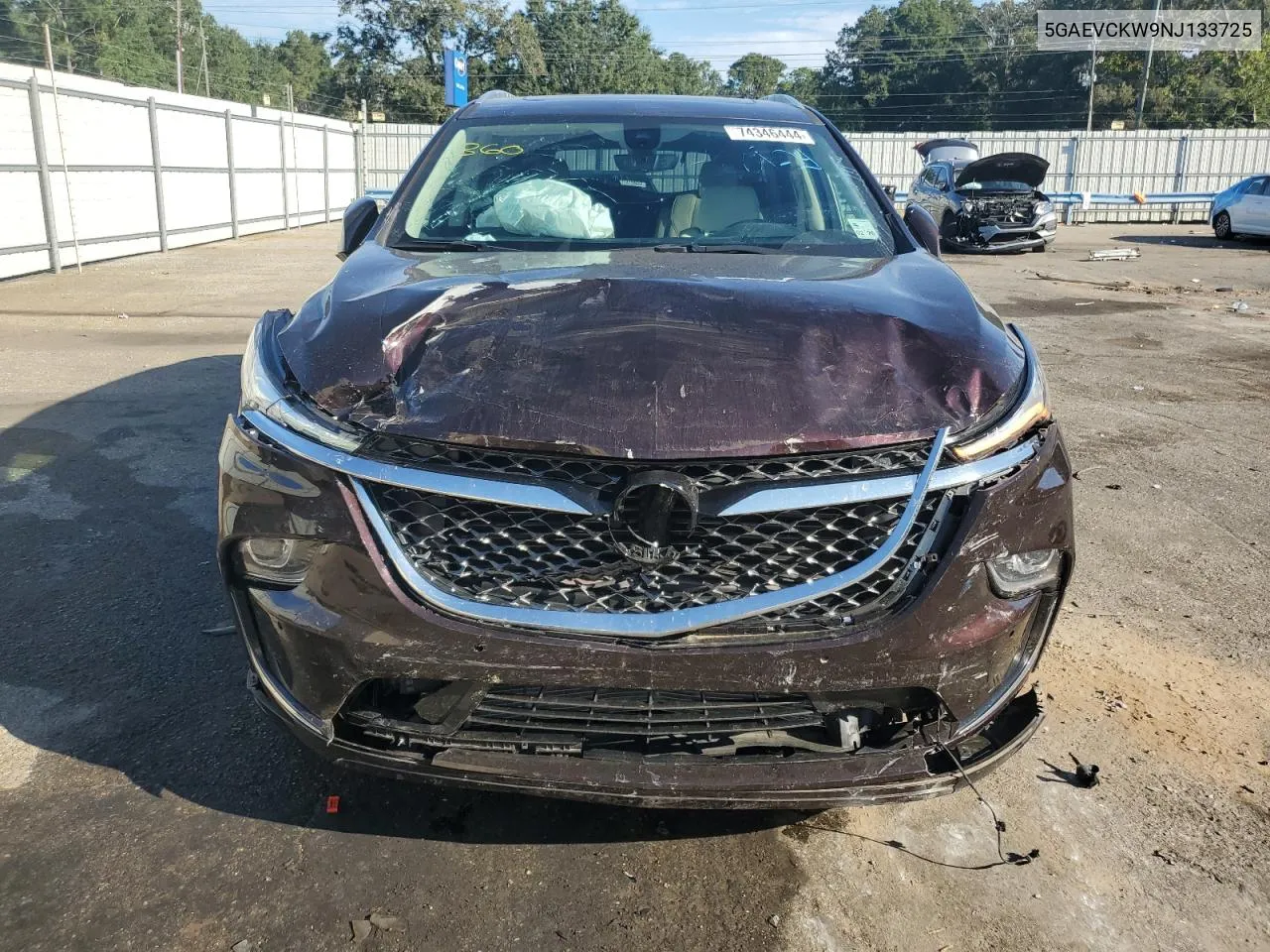 2022 Buick Enclave Avenir VIN: 5GAEVCKW9NJ133725 Lot: 74346444