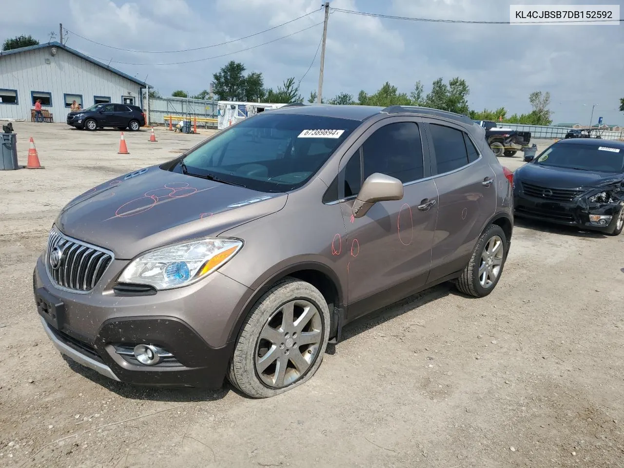 2013 Buick Encore Convenience VIN: KL4CJBSB7DB152592 Lot: 67389894