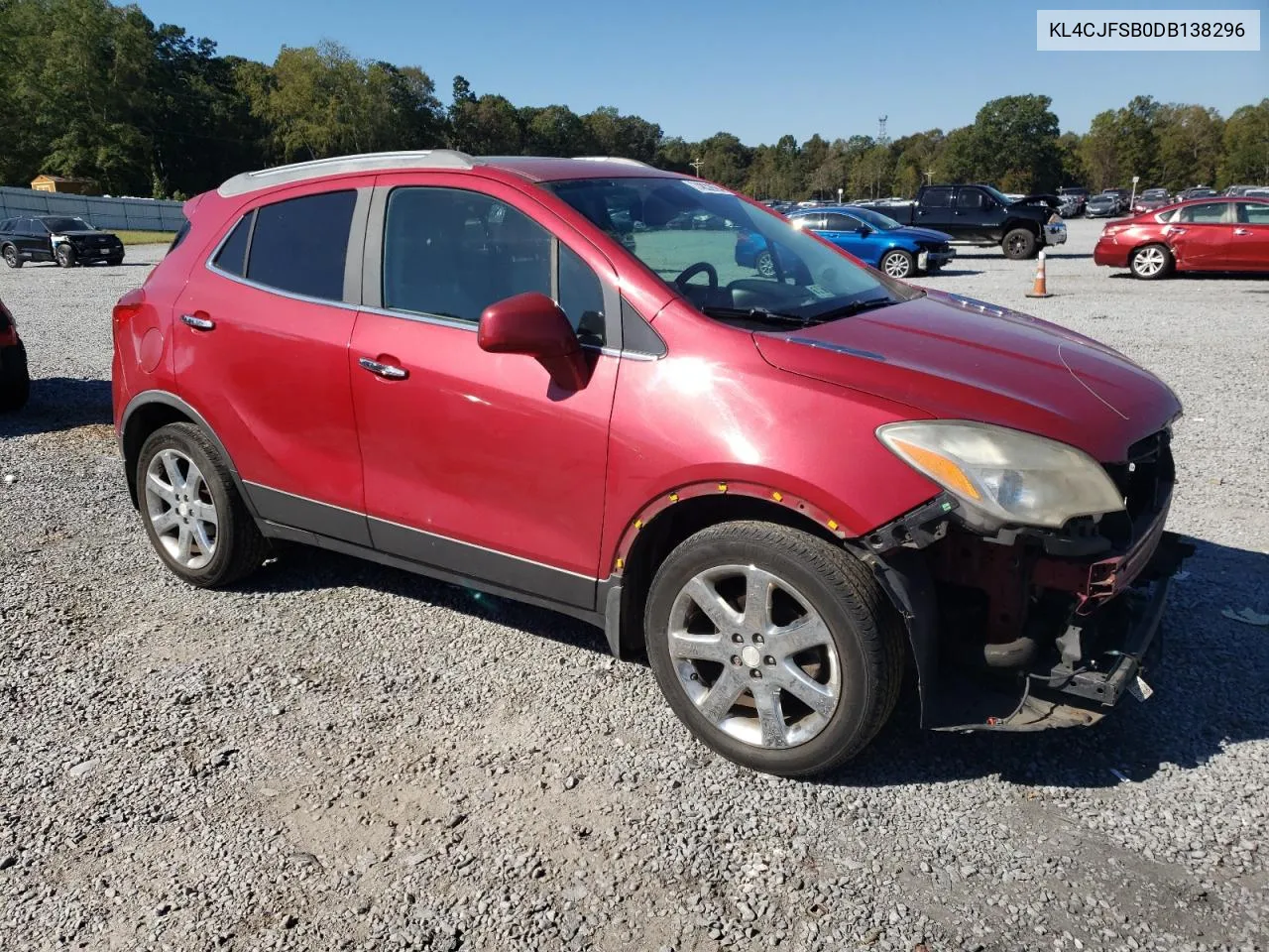 2013 Buick Encore Convenience VIN: KL4CJFSB0DB138296 Lot: 74832694