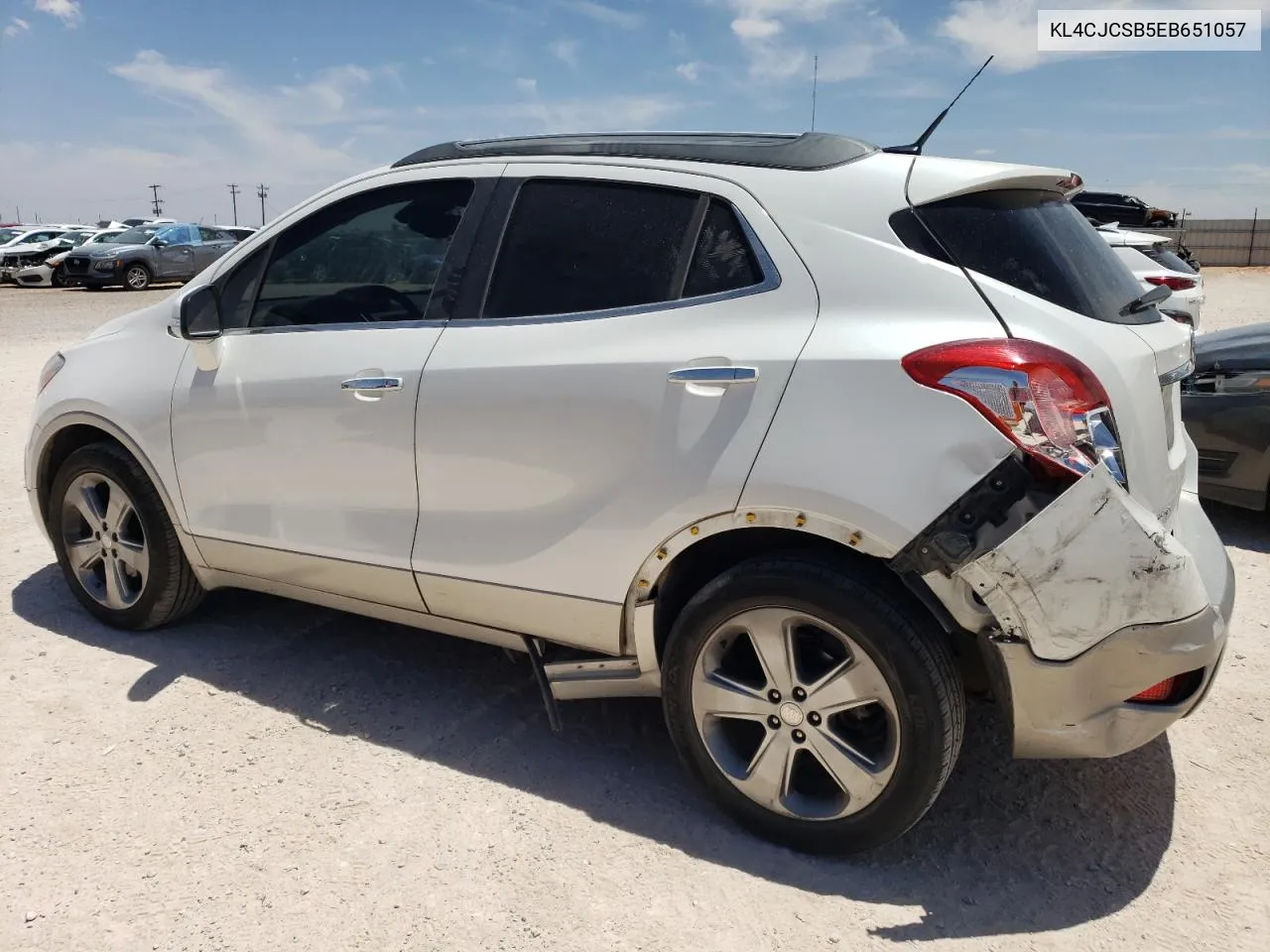 2014 Buick Encore VIN: KL4CJCSB5EB651057 Lot: 59781464