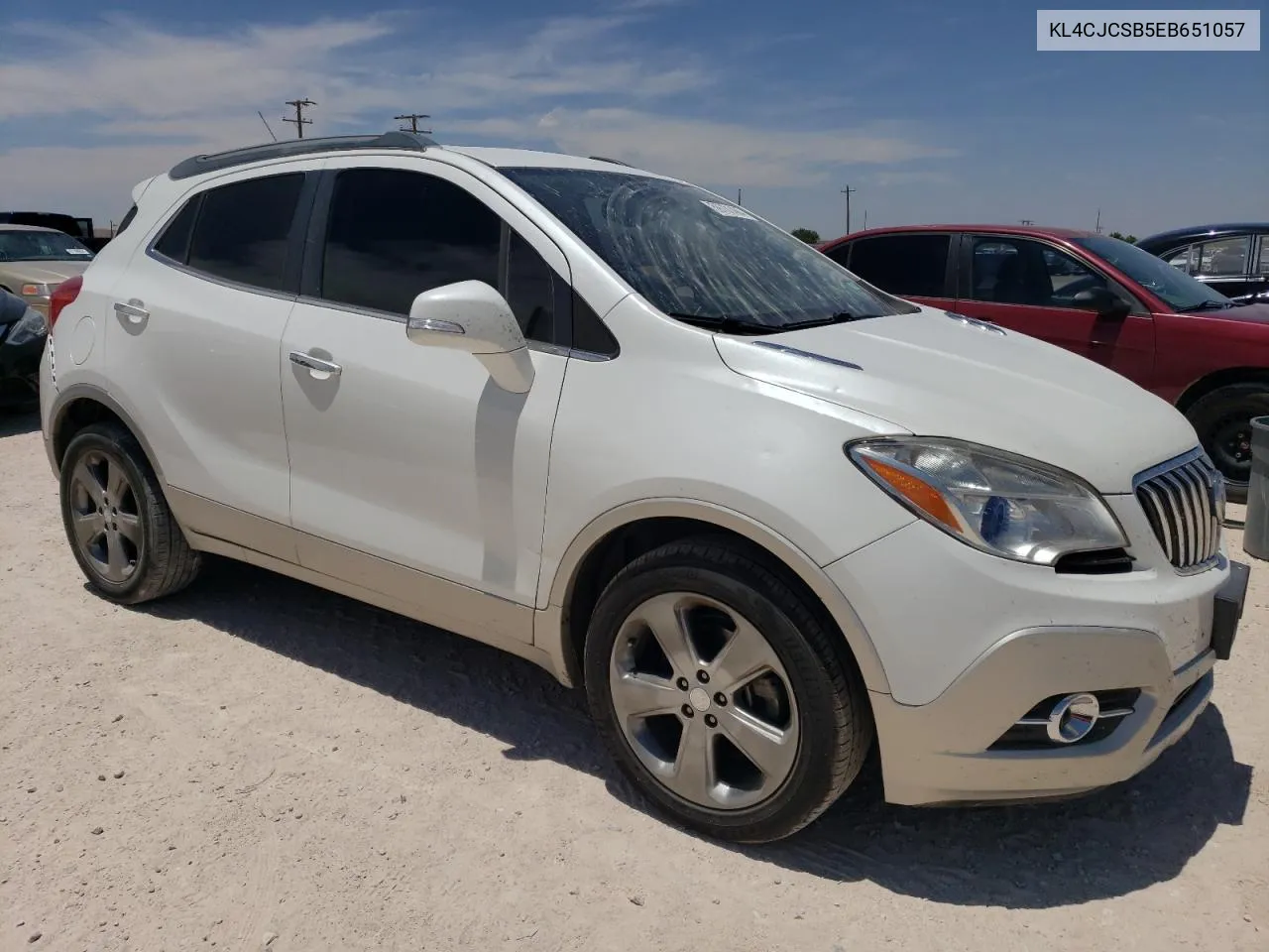 2014 Buick Encore VIN: KL4CJCSB5EB651057 Lot: 59781464