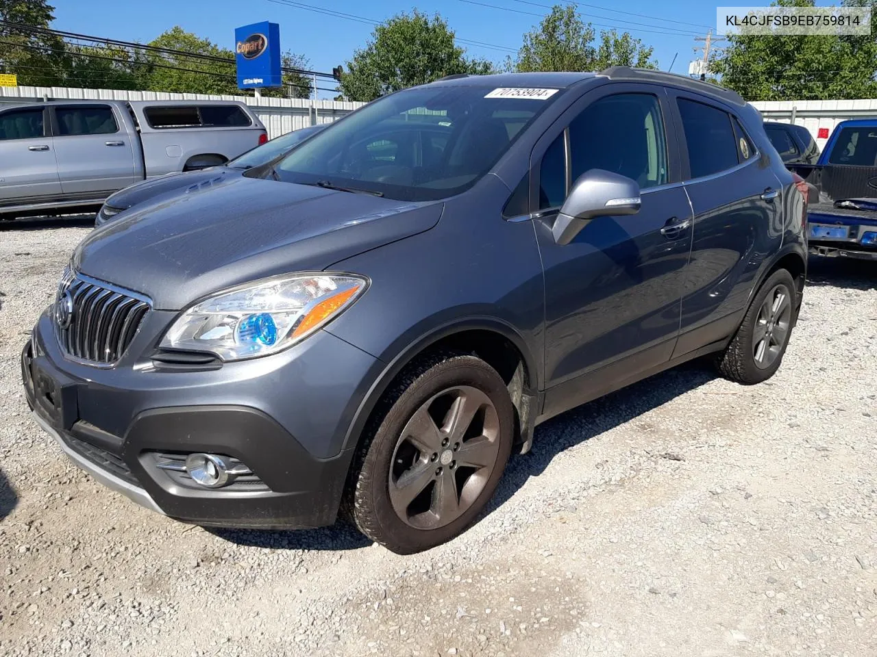 2014 Buick Encore Convenience VIN: KL4CJFSB9EB759814 Lot: 70753904